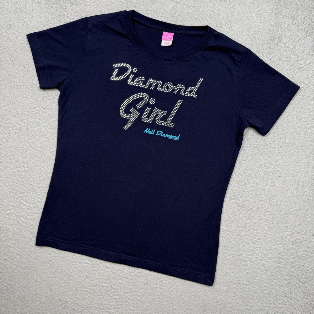 Neil Diamond Diamond Girl Rhinestone T-shirt